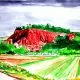 Panorámia De Anento (zaragoza España)70x52cm